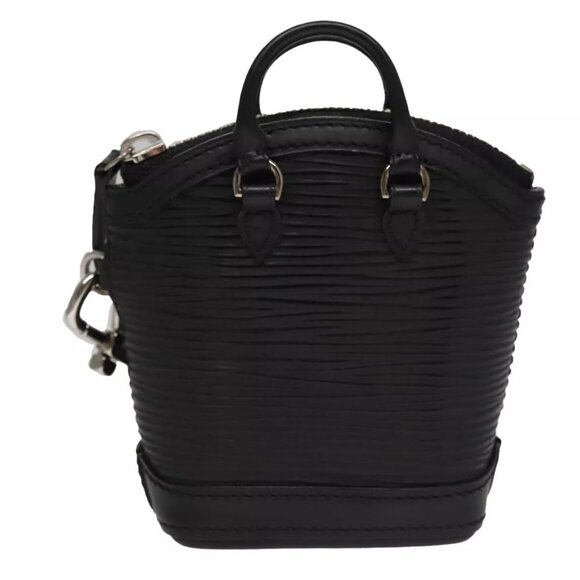 LOUIS VUITTON Epi Mini Lockit Charm Black LV Auth - Picture 7 of 15